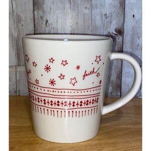 ED Ellen Degeneres Royal Doulton Holiday Accent Coffee Mug Faith Laugh Happiness